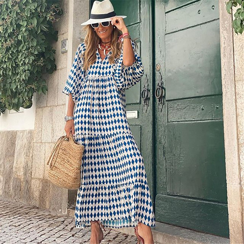 Sofia - Zomerse Boho Maxi-Jurk