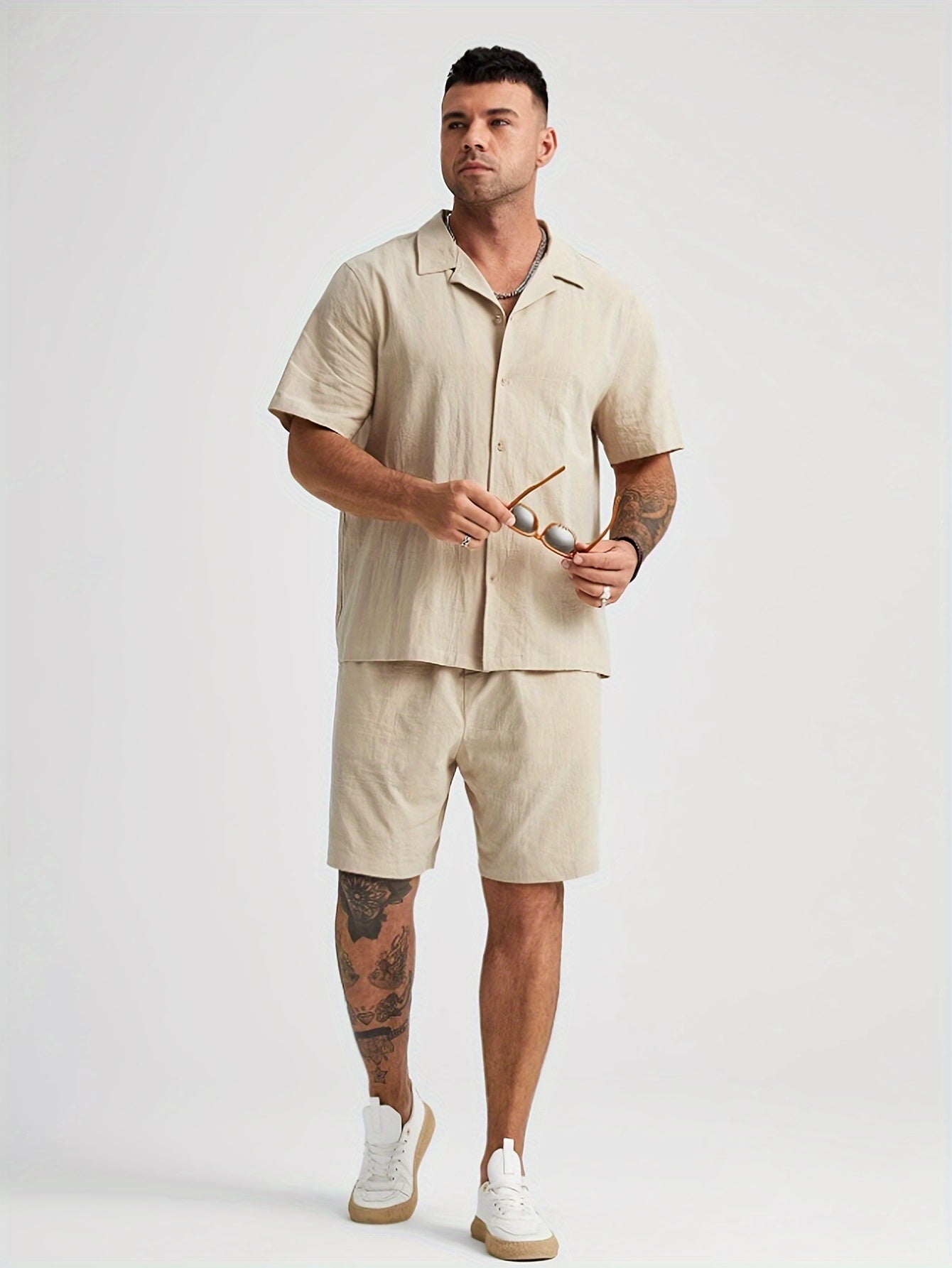 Tom - Casual beige zomerset