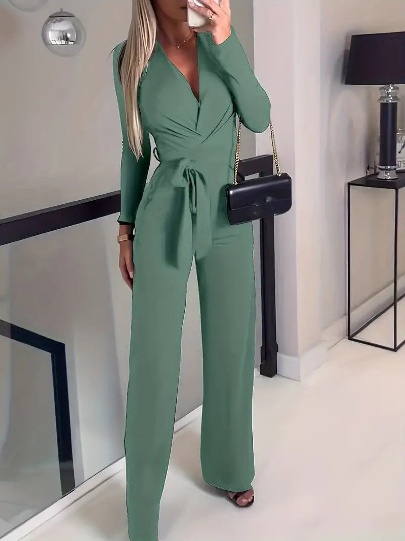 Eva - Charmante Flair Jumpsuit