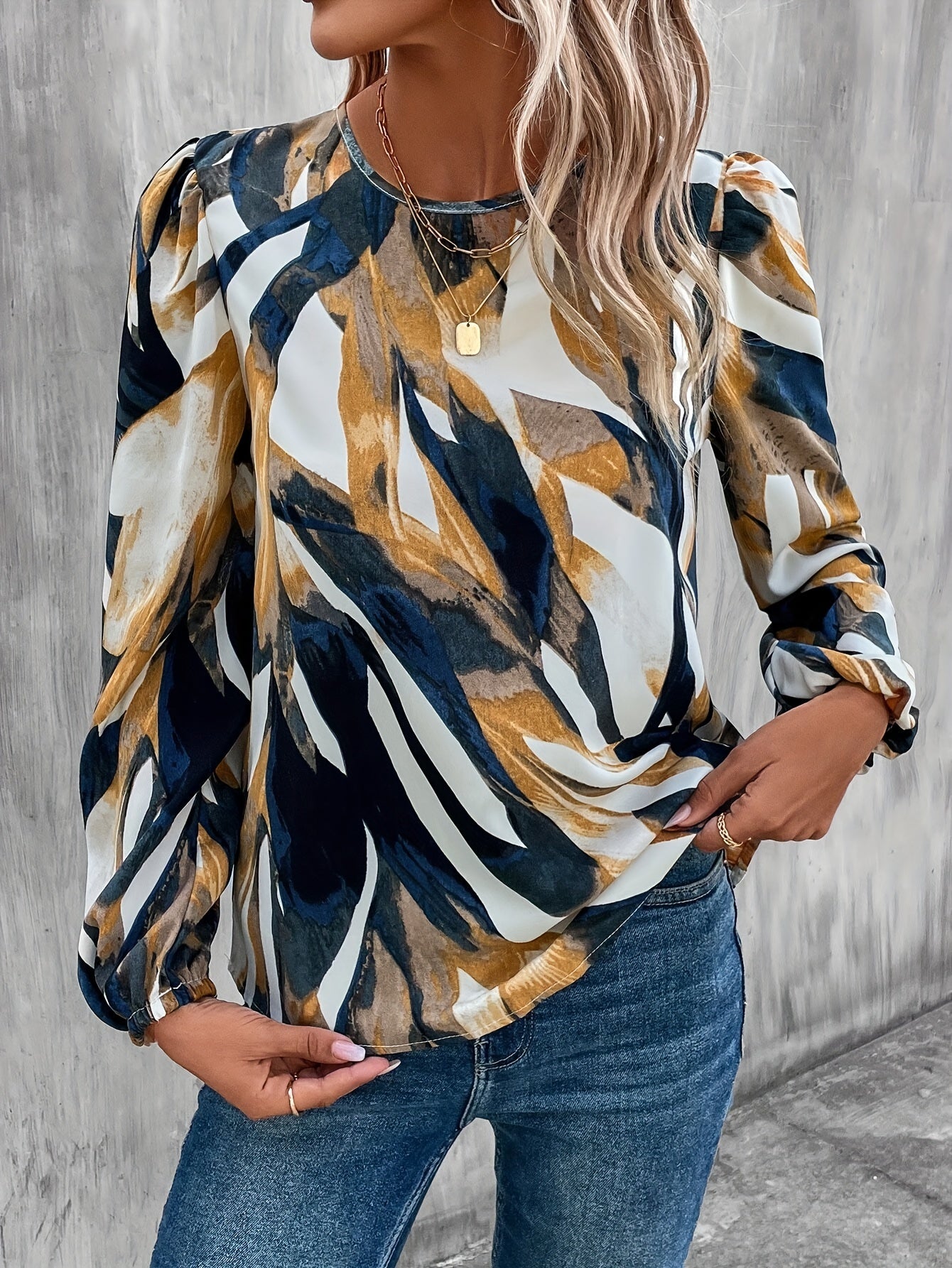 Naomi - Blouse met Bloemenprint