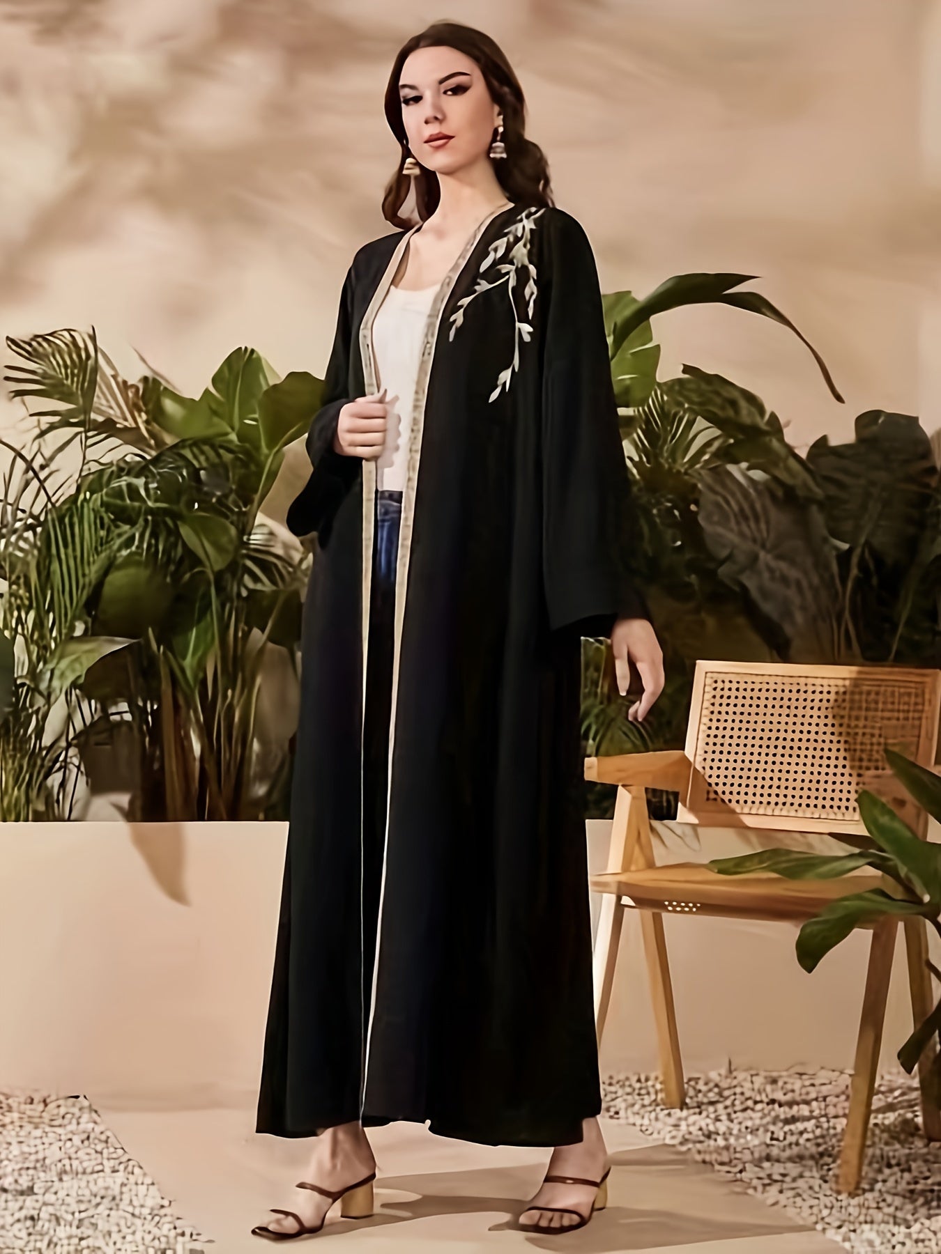 Dael - Elegante Maxi Abaya Kimono