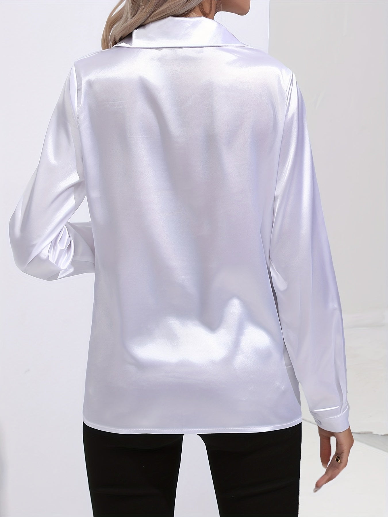 Sophie - Elegante Satijnen Blouse