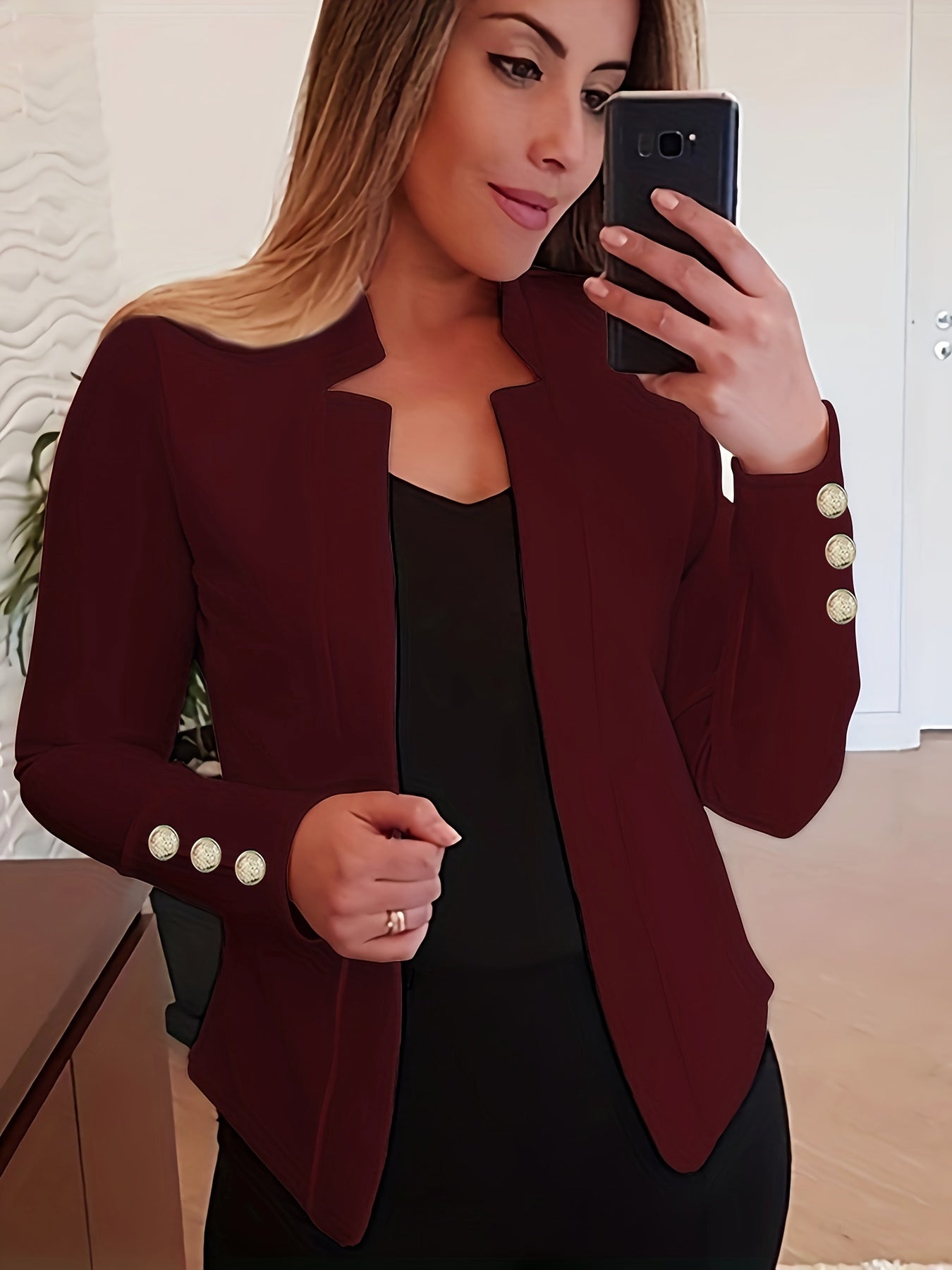 Julia - Stijlvolle Kantoorblouse