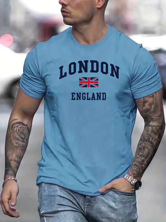 James - Heren T-Shirt met Londen Vlagmotief