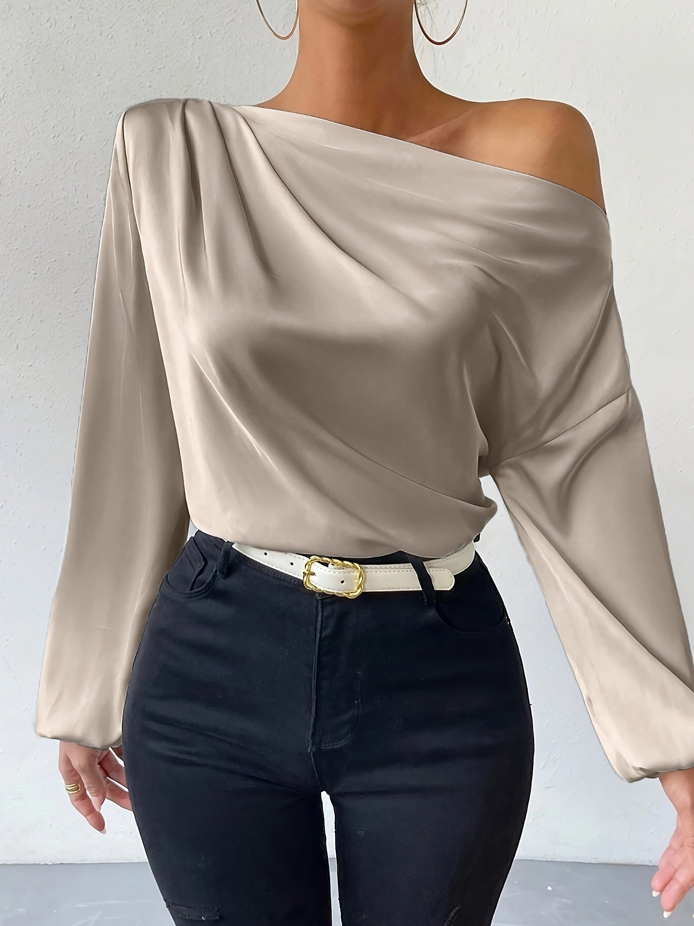 Adrie - Asymmetrische Herfstblouse