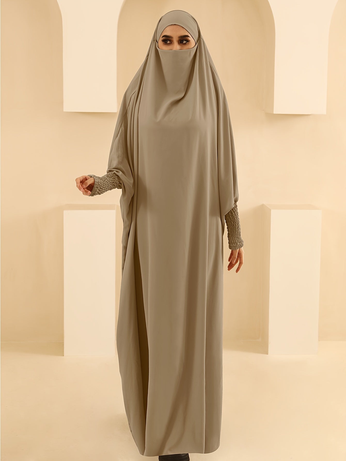 Fatima - Elegante Gebeds-Abaya met Hijab