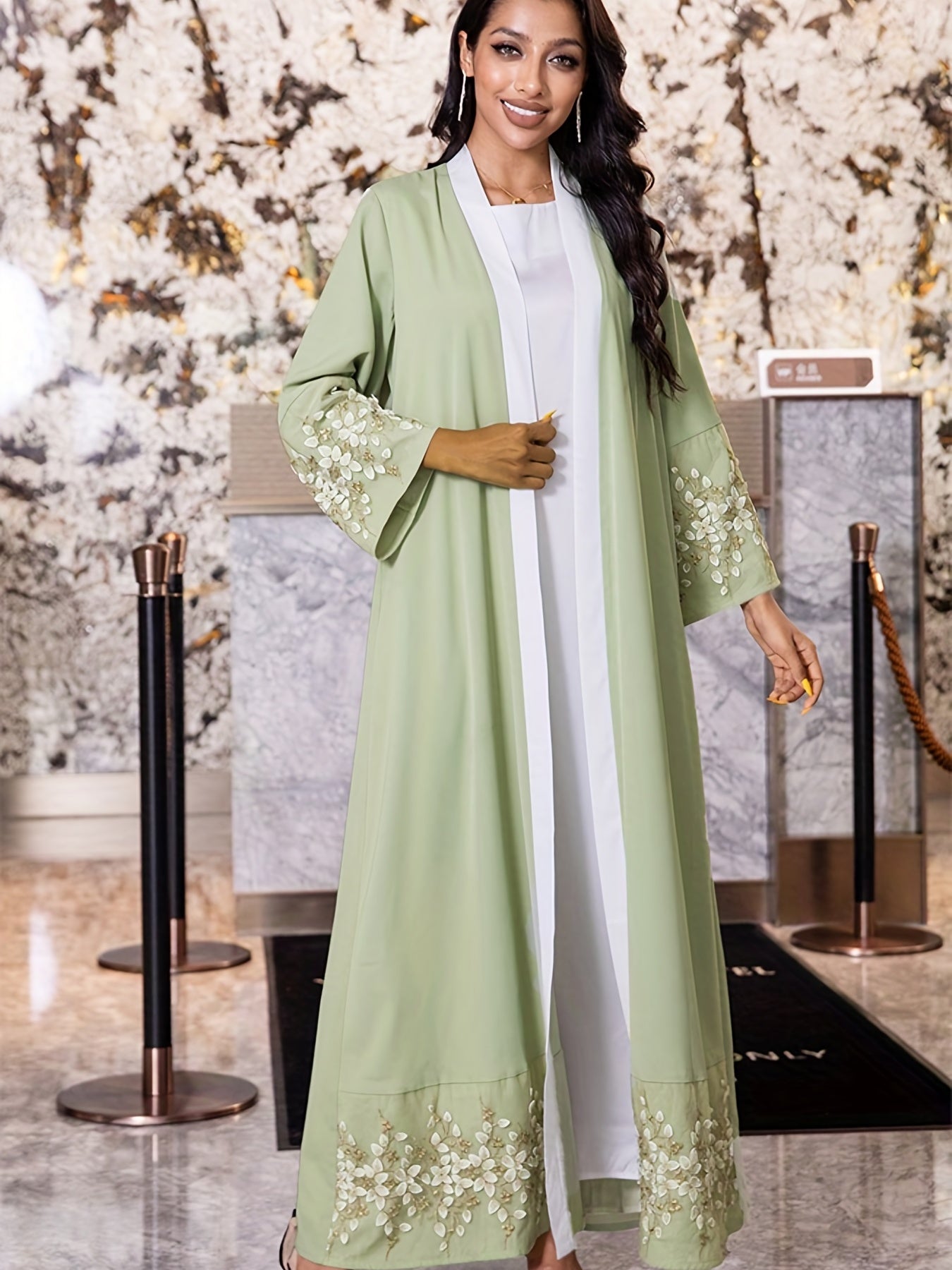 Sofia - Bloemen Kaftan Maxi Jurk