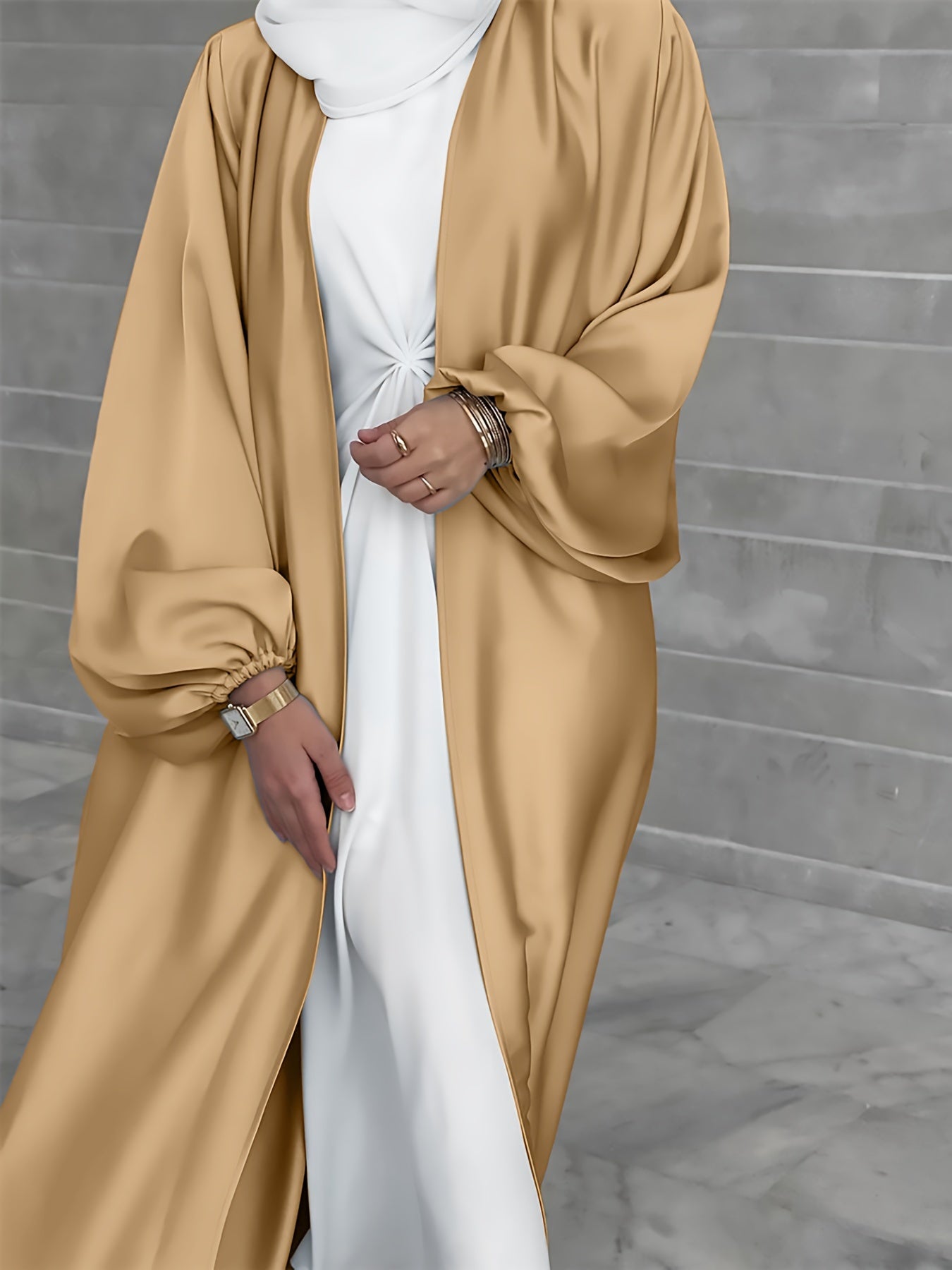 Eva - Elegante Abaya Jurk met Riem