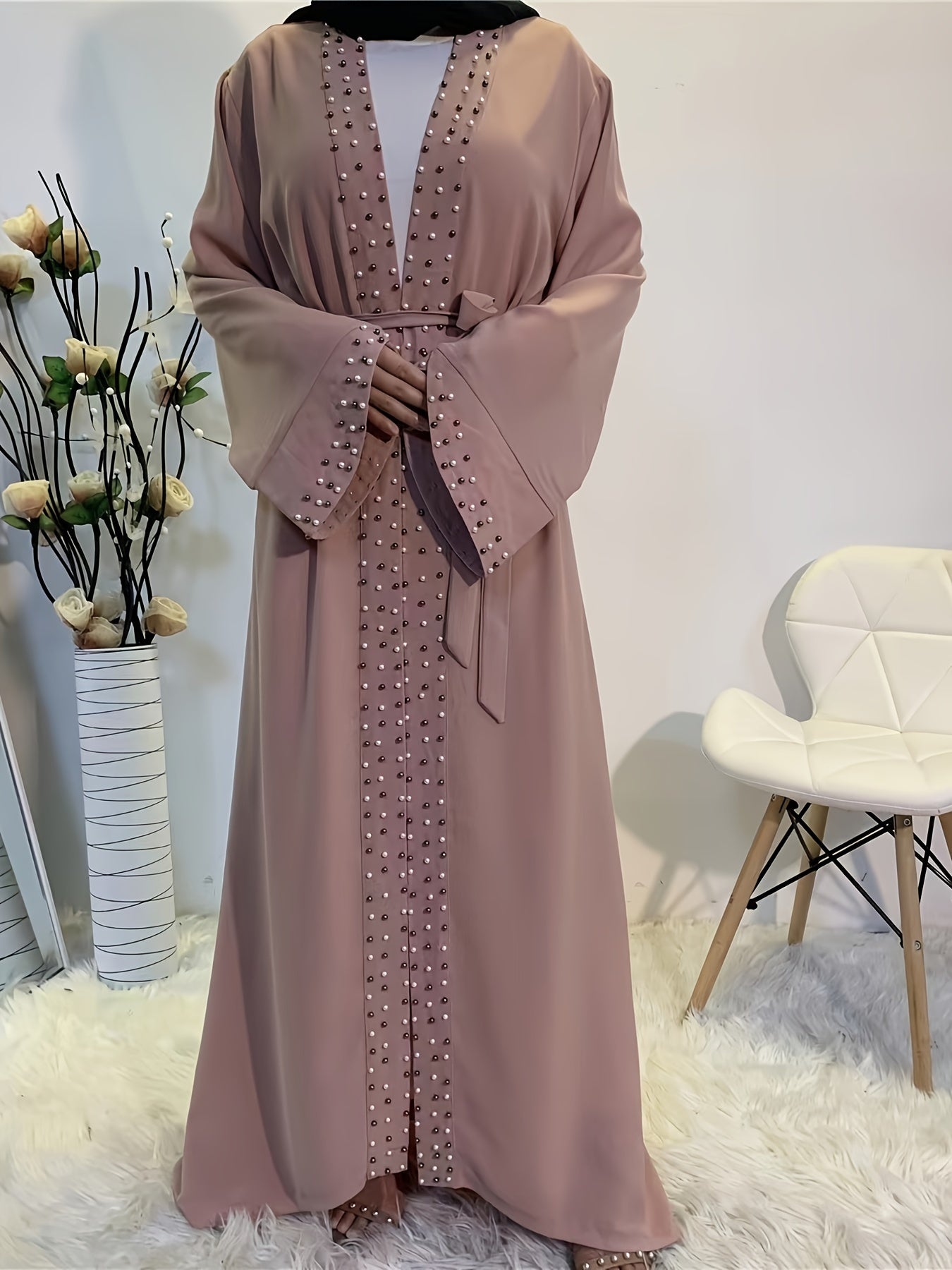 Sophia - Elegante Plus-Size Abaya Mantel