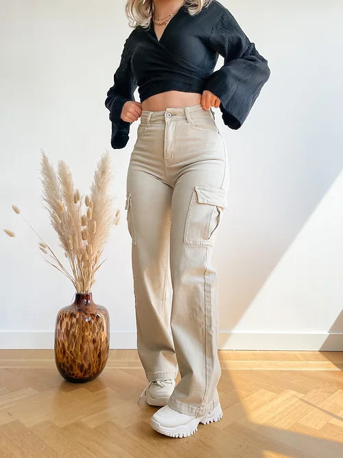 Grietje - Curve Cargo Jeans