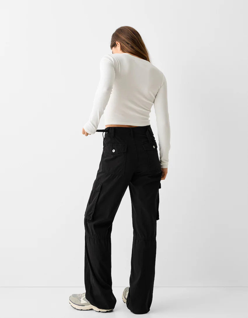 Alice - Rechte cargo broek