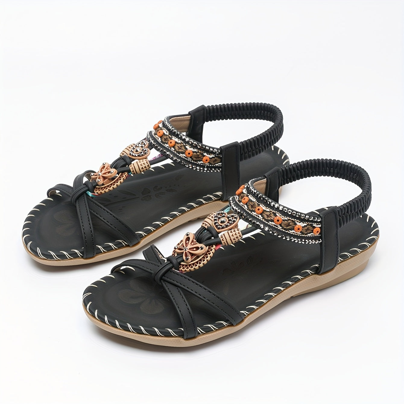 Sophie - Zomerse Strassvlinder Sandalen