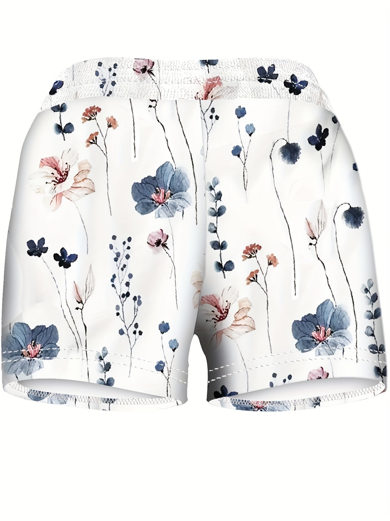 Sophie - Bloemenprint Trekkoord Shorts