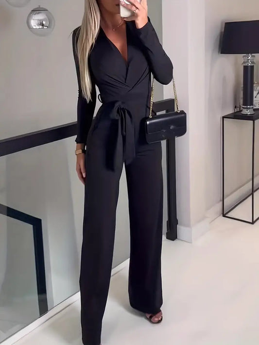 Eva - Charmante Flair Jumpsuit