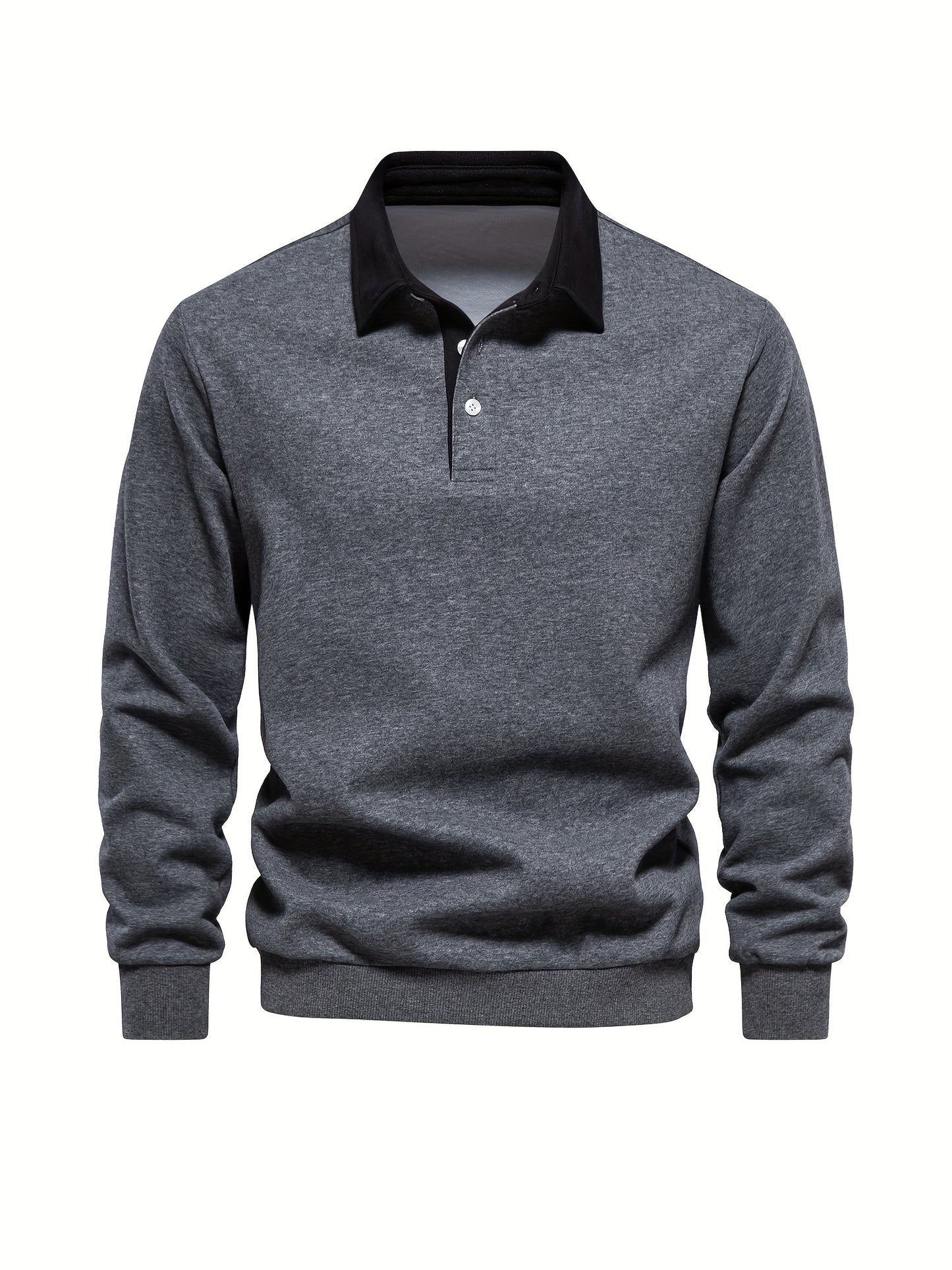 Max - Herfst/Winter Katoenmix Rugby Sweatshirt