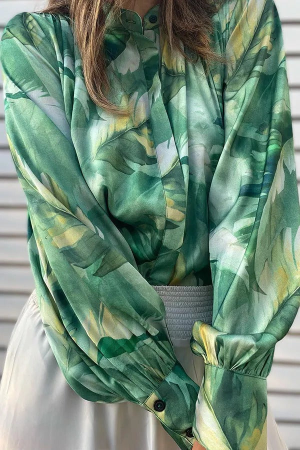 Sophia - Jungle Print Blouse