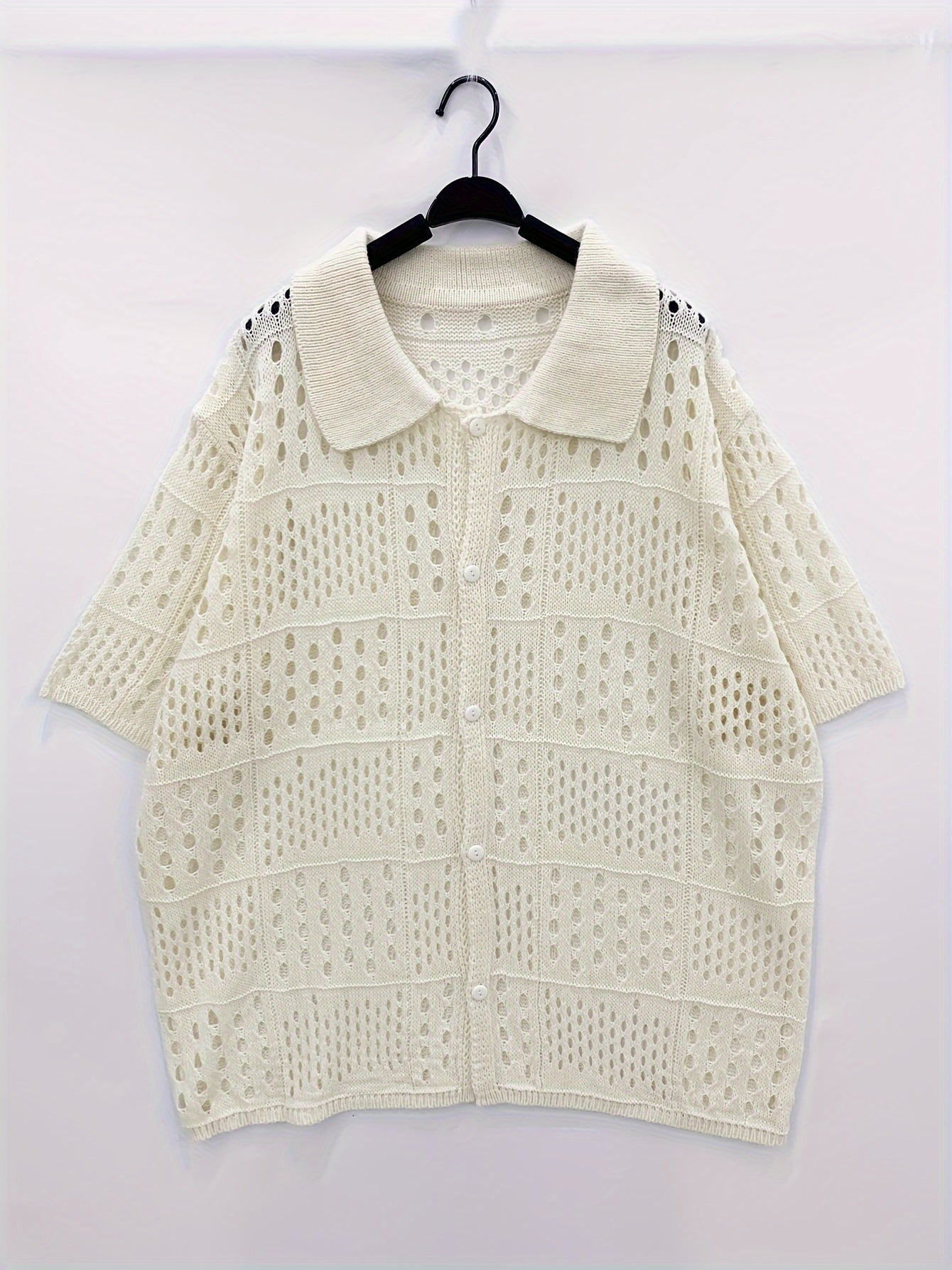 Lucas - Trendy Zomerse Korte Mouwen Cardigan