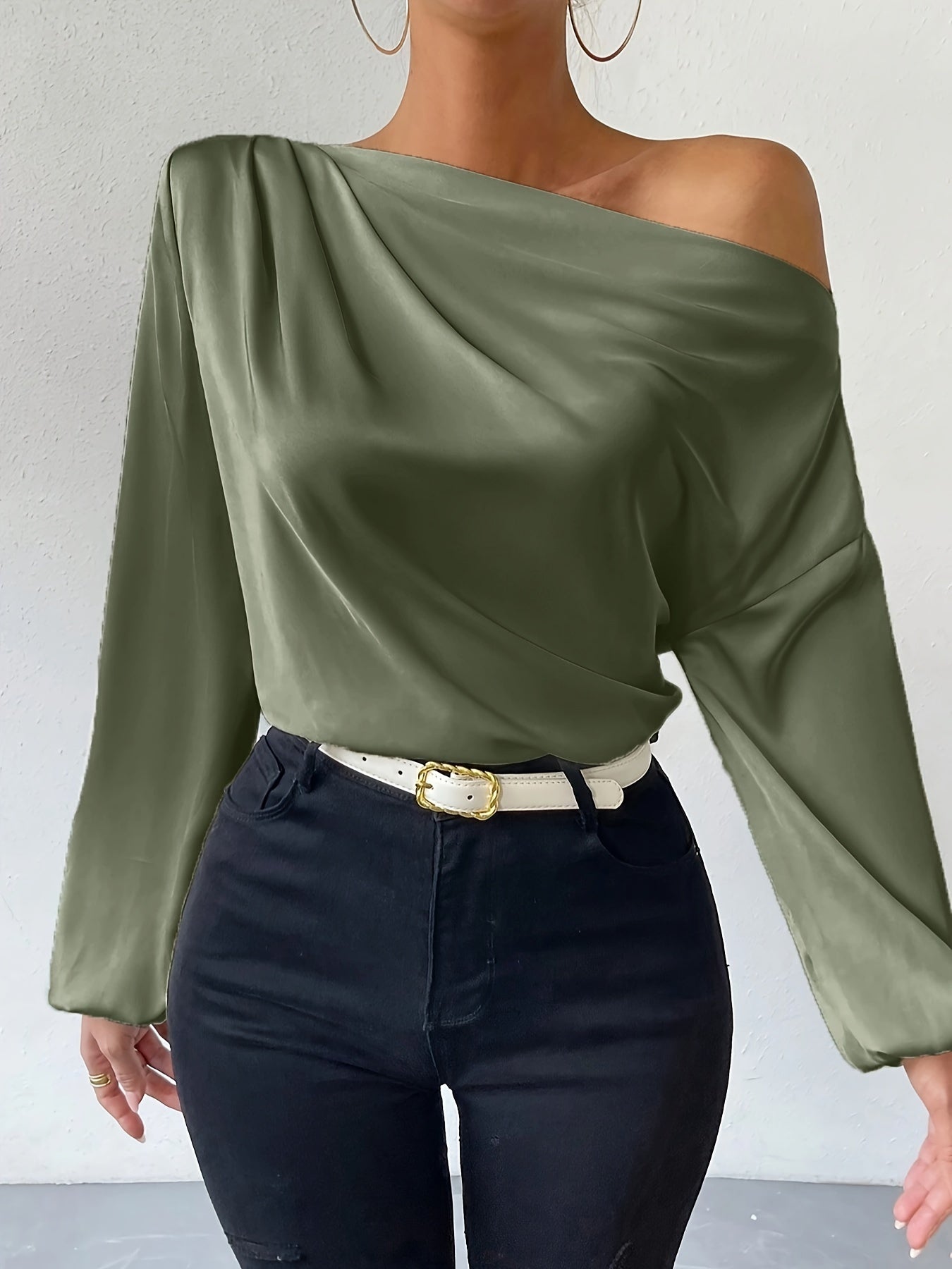 Adrie - Asymmetrische Herfstblouse