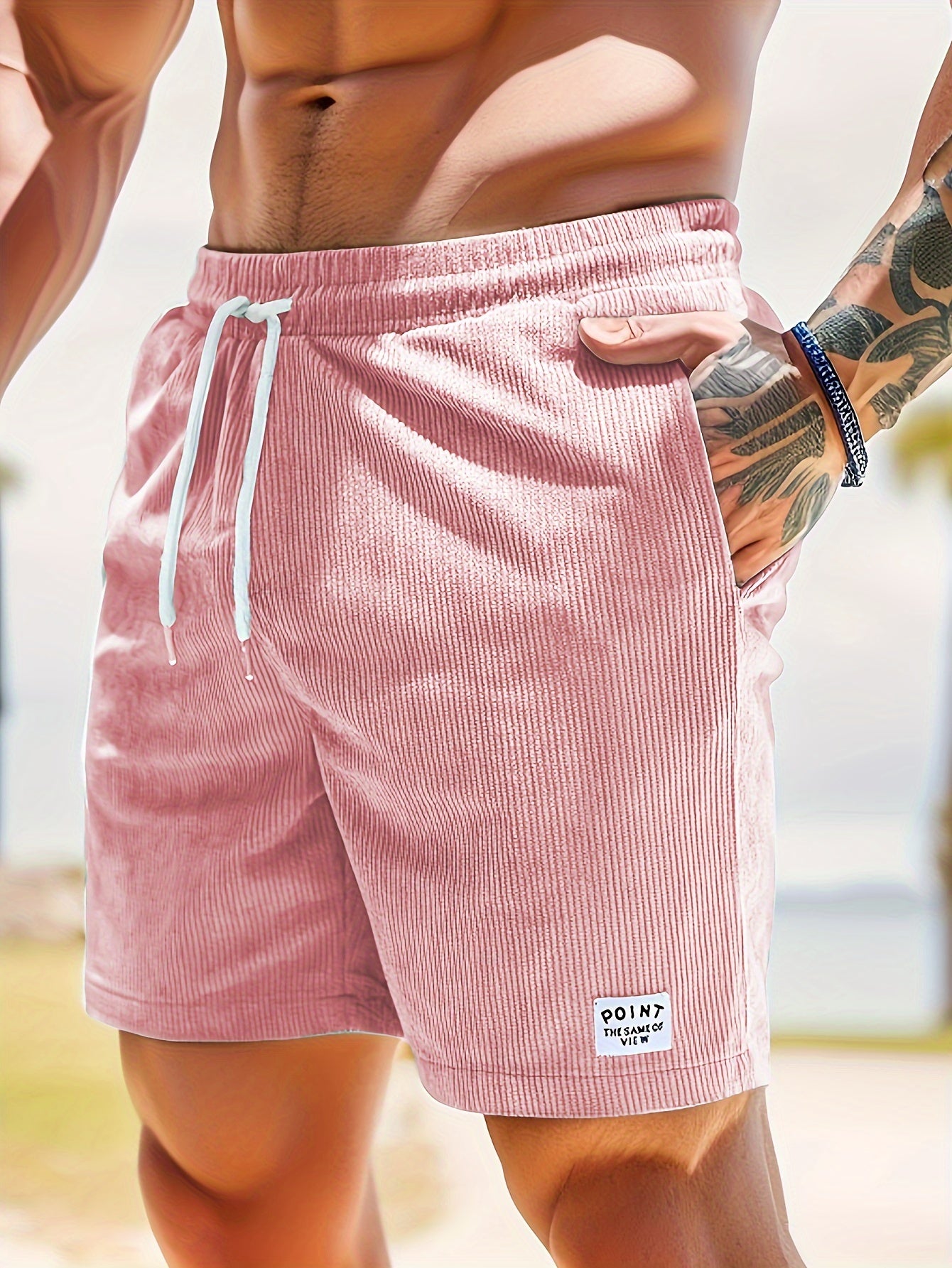 Bram - Zomerse Corduroy Short met Trekkoord