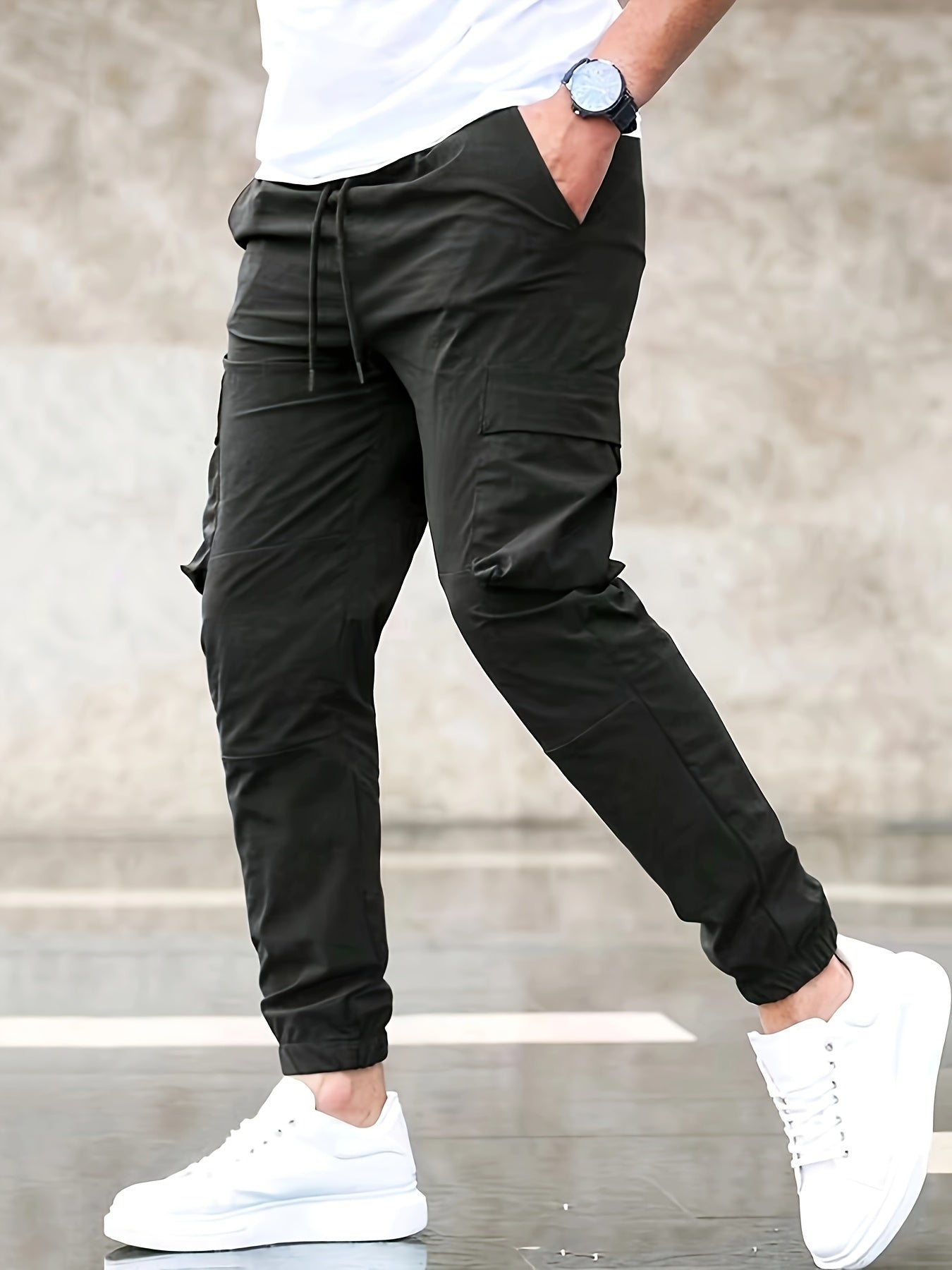 Max - Trendy Heren Cargo Joggingbroek