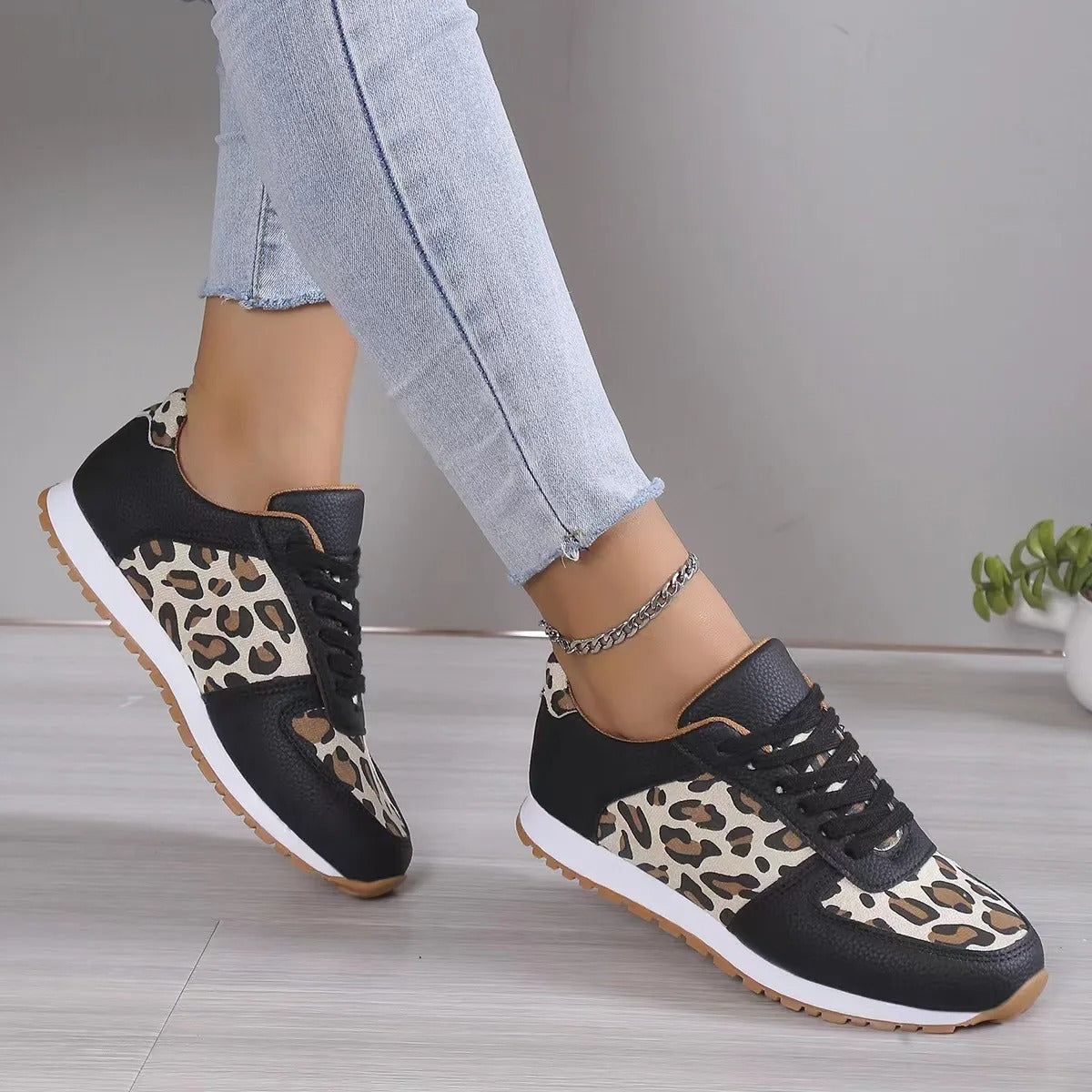 Mila - Luipaardprint Comfort Sneaker