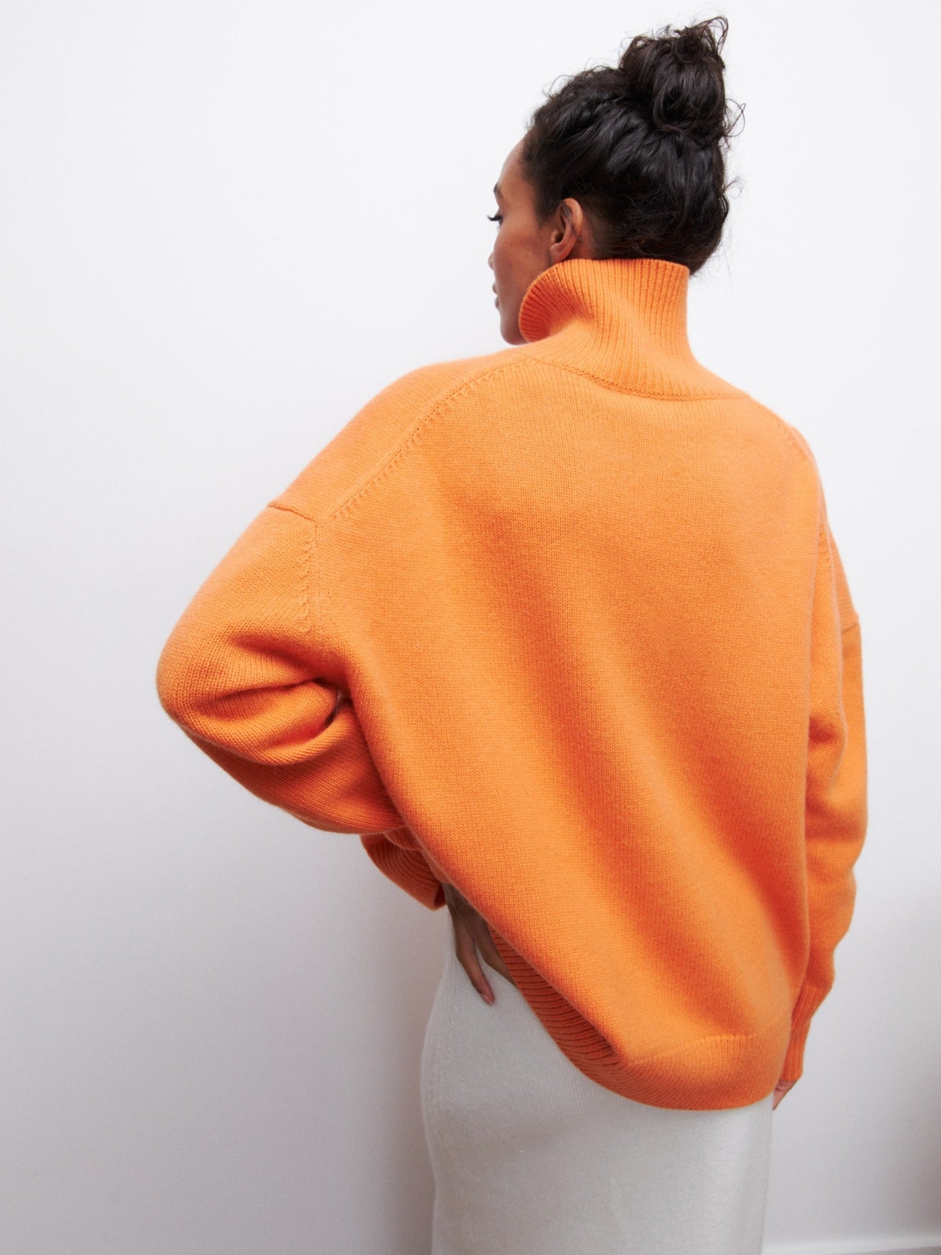 Eva - Oranje Oversized Trui