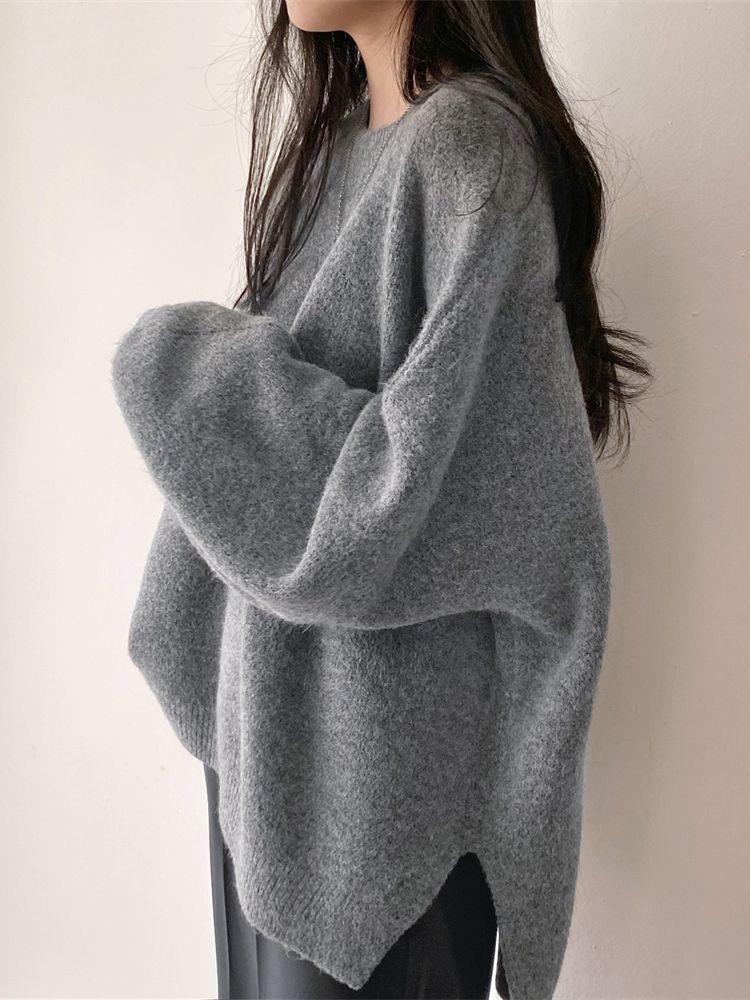 Astrid - Grijze Oversized Trui