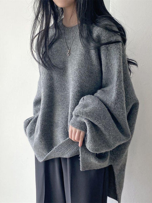 Astrid - Grijze Oversized Trui