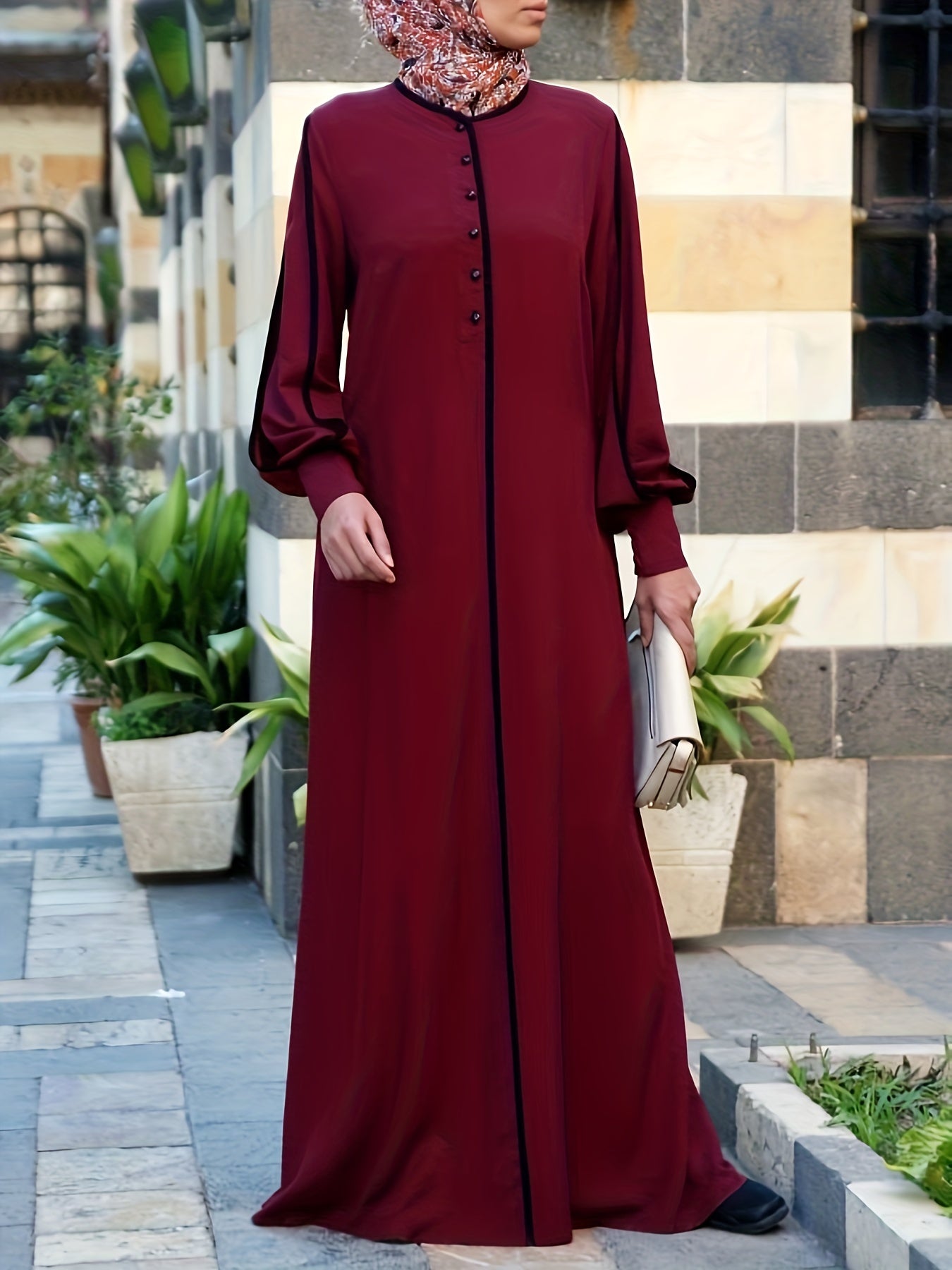 Sofia - Elegante Kaftan Maxi Jurk