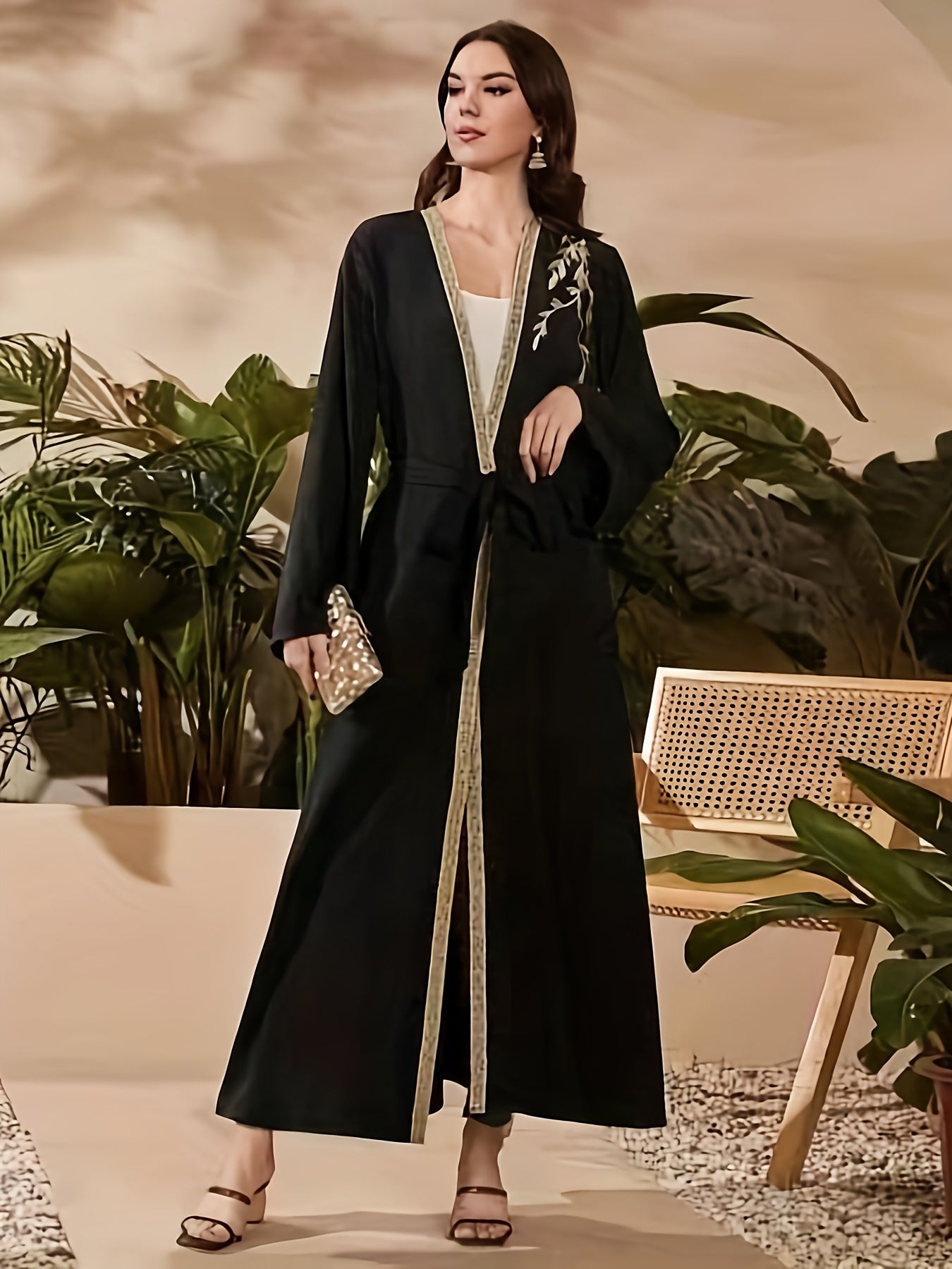 Dael - Elegante Maxi Abaya Kimono