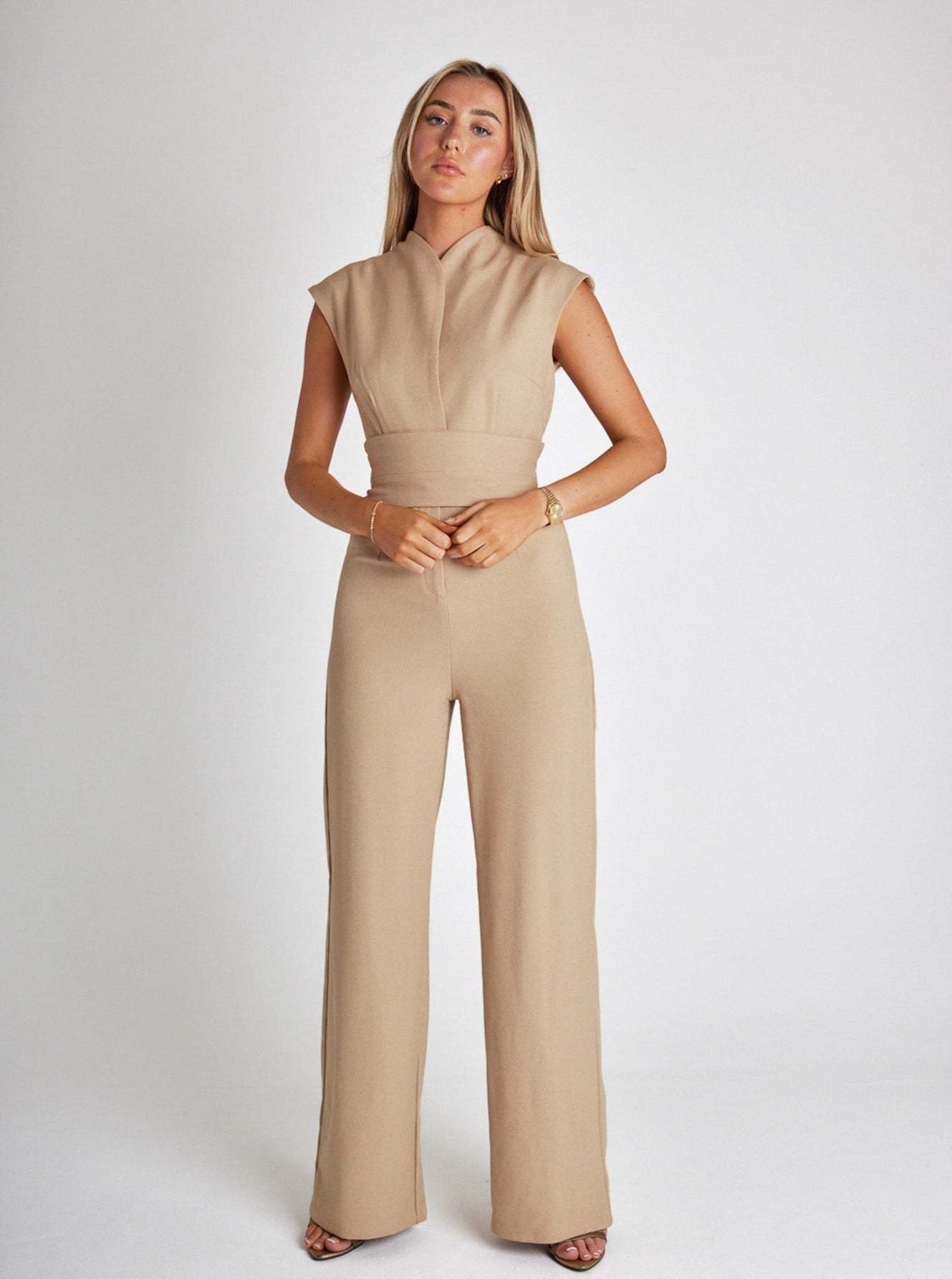 Emma - Stijlvolle Mouwloze Jumpsuit