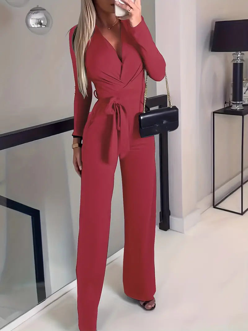 Eva - Charmante Flair Jumpsuit