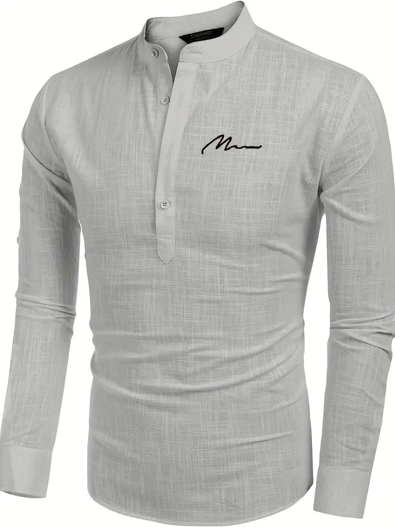 Max - Retro Henley Shirt