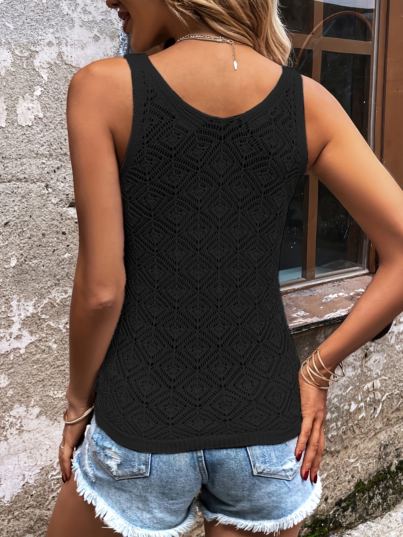 Hazel - Mouwloze Gebreide Tanktop