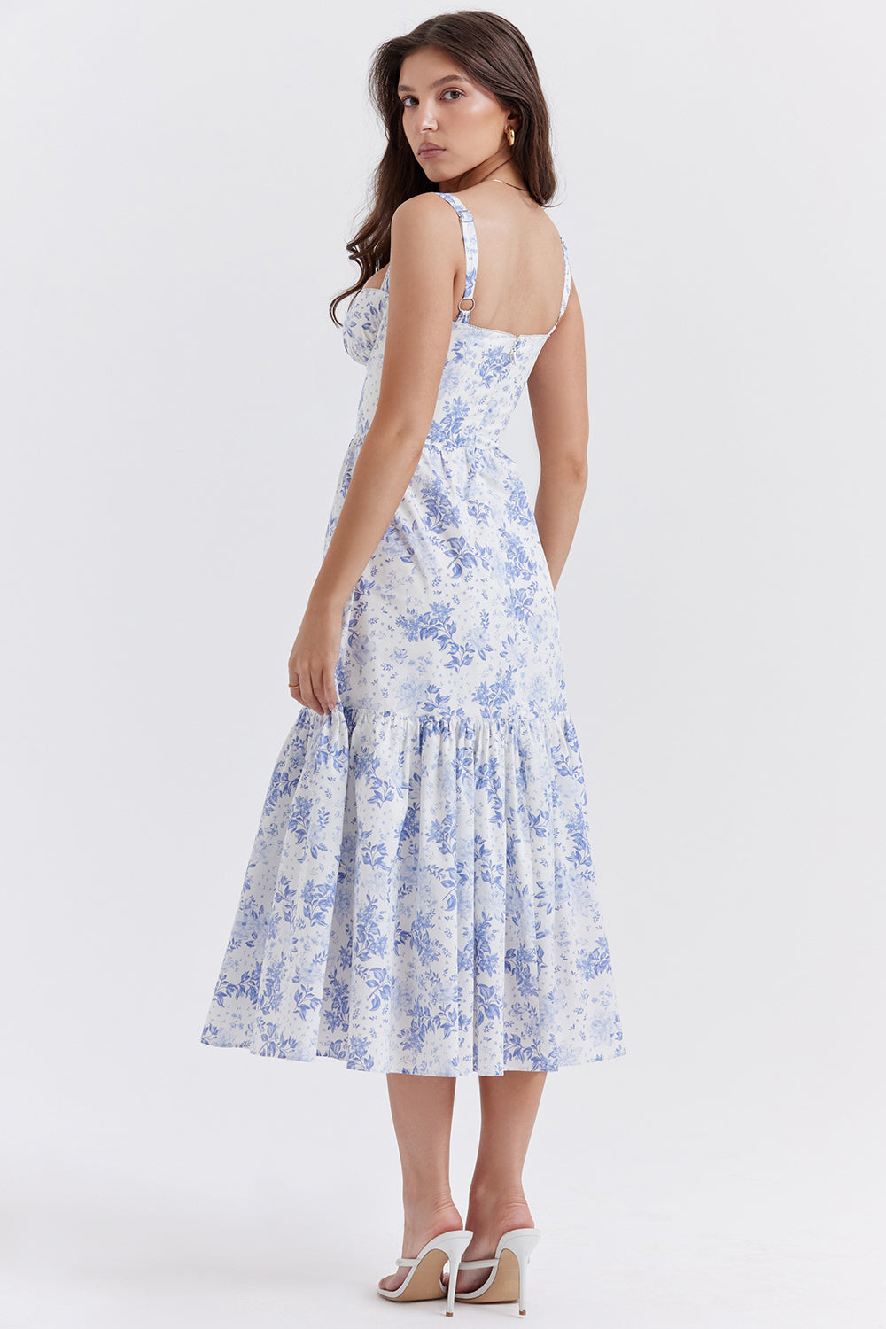 Sophie - Zomerse Bloemen Midi Jurk