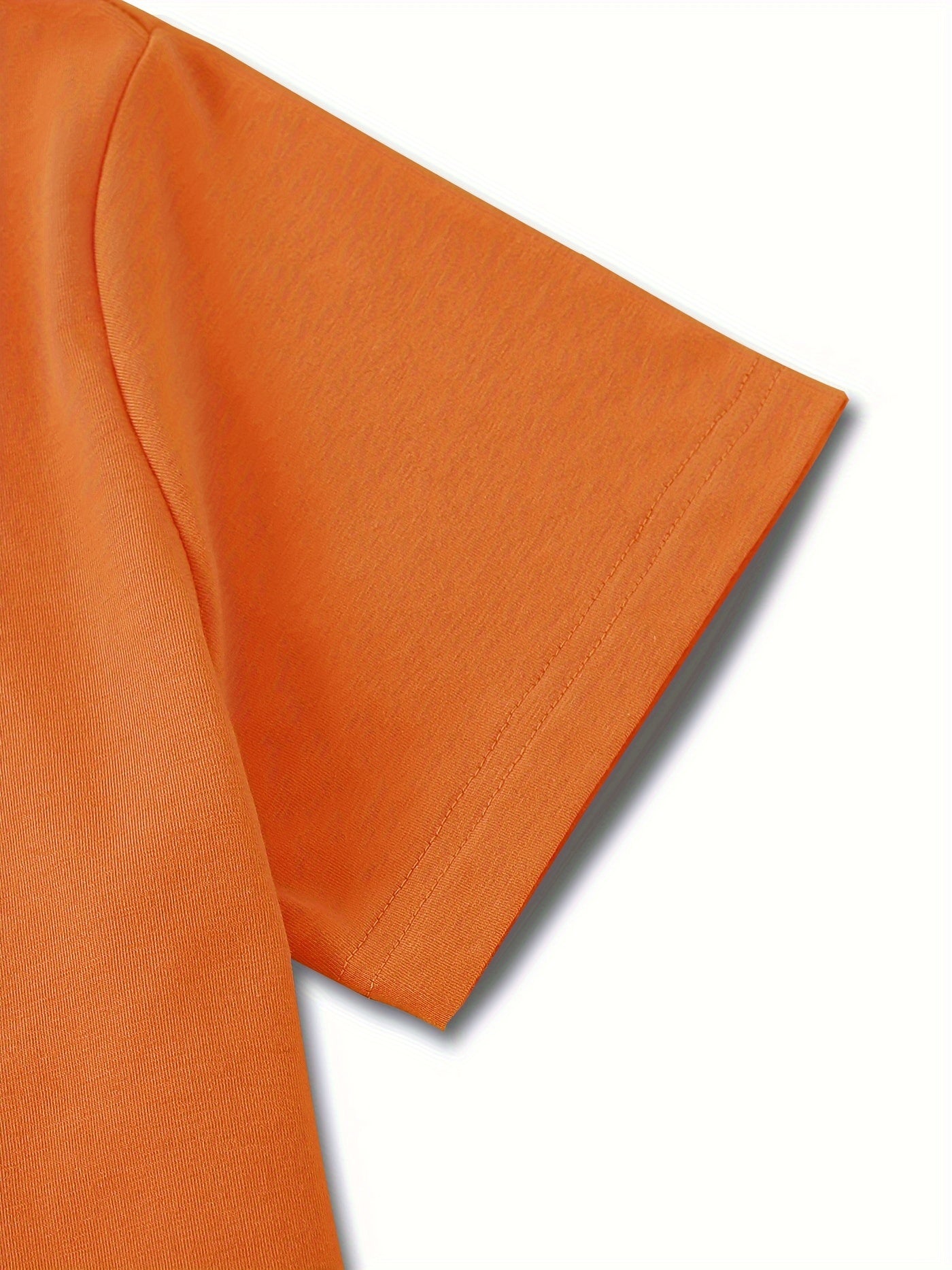 Eva - Oranje T-shirt met ronde hals