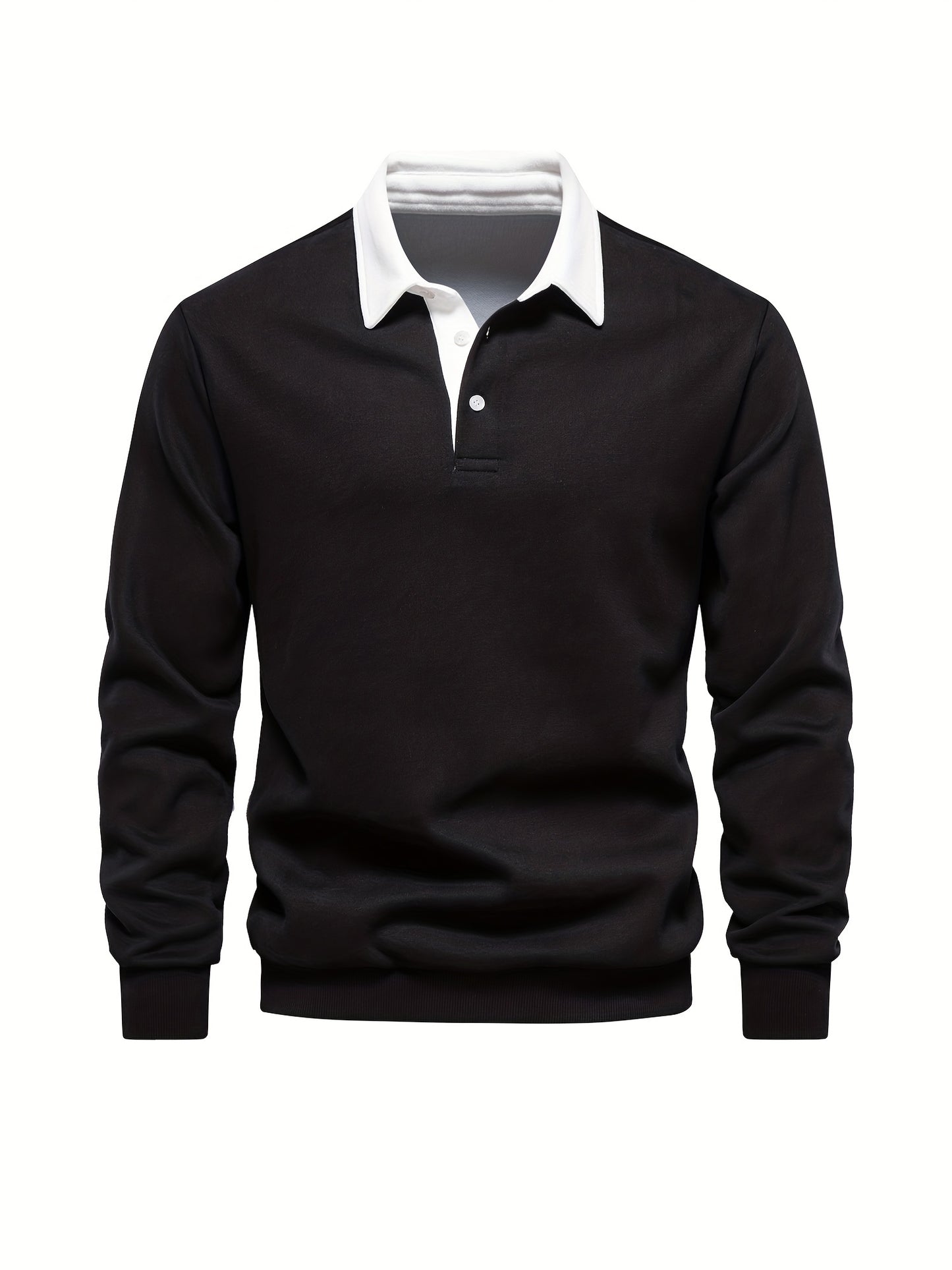 Max - Herfst/Winter Katoenmix Rugby Sweatshirt