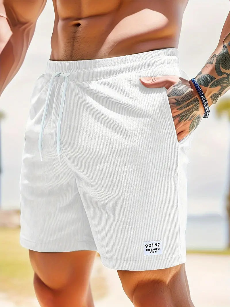 Bram - Zomerse Corduroy Short met Trekkoord