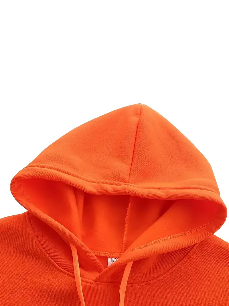 Tom - Oranje Effen Hoodie