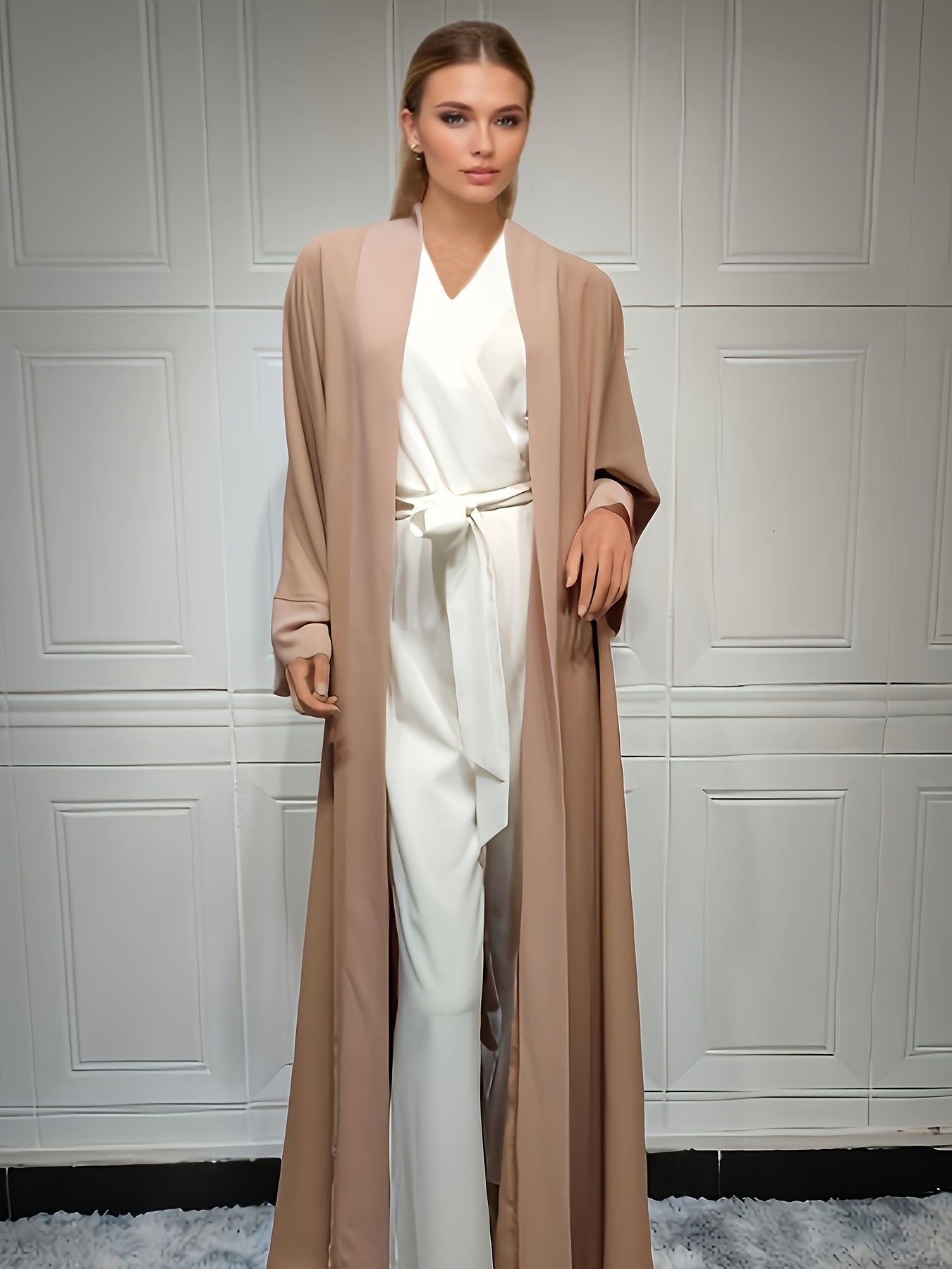 Emma - Elegante Open Abaya Kaftan