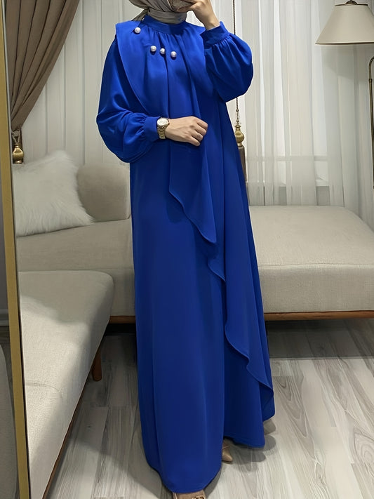 Sofia - Elegante Maxi Abaya met Ruches