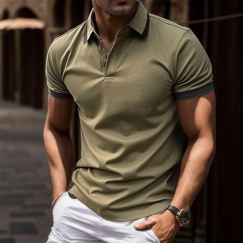 Marco - Casual shirt met Contrasterende