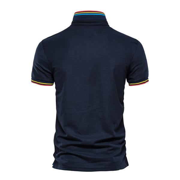 Jasper - Geborduurd Poloshirt met Korte Mouwen