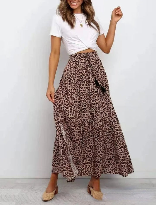 Ella - Luipaardprint Rok met Stijl