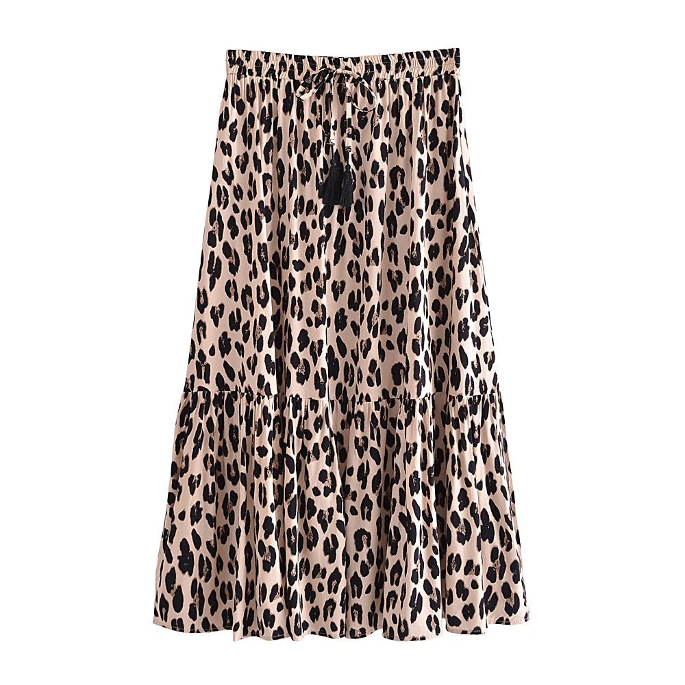 Ella - Luipaardprint Rok met Stijl