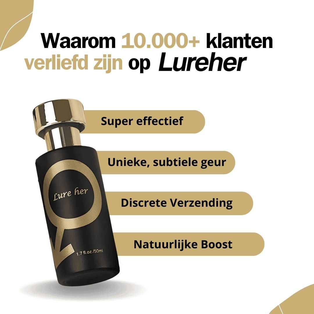 LureHer® -  Feromonen Parfum 1+1 Gratis