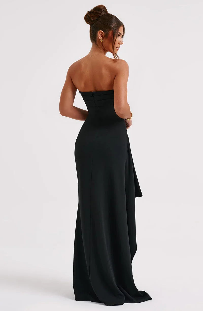 Anna - Elegante Gedraaide Maxi Jurk