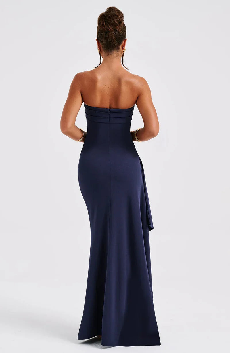 Anna - Elegante Gedraaide Maxi Jurk