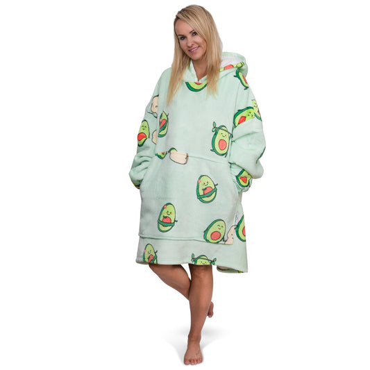 Warmy | Avocado Hoodie Deken