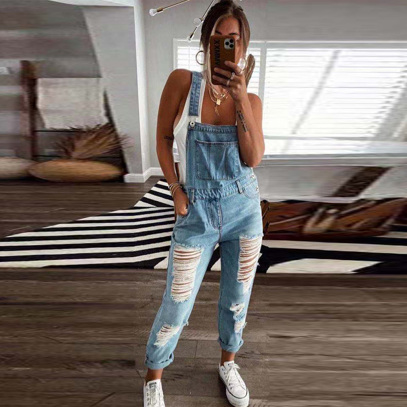 Ava - Denim overall